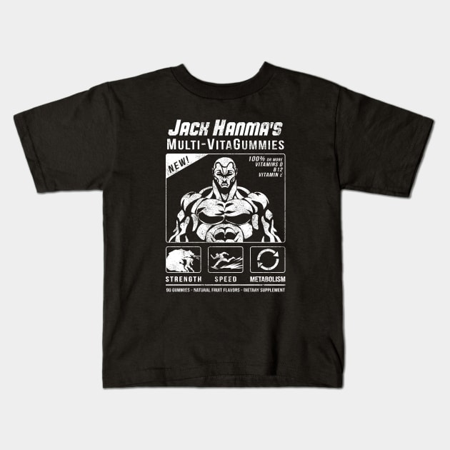 Jack Hanma's Multi-VitaGummies Kids T-Shirt by CCDesign